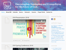 Tablet Screenshot of baptistwomenireland.org